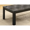 Monarch Specialties Dining Table - 36"X 60" / Dark Taupe / Black Metal I 7843P